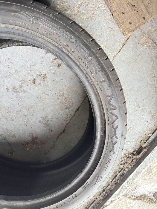 19 225/45 Dunlop SportMaxxRT шини комплект літо