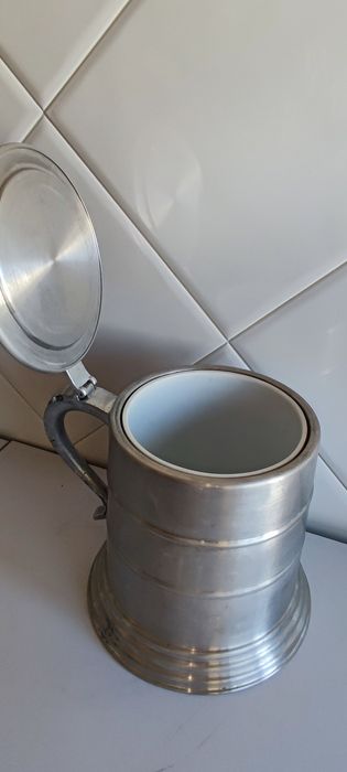 Leiteira antiga em alumínio