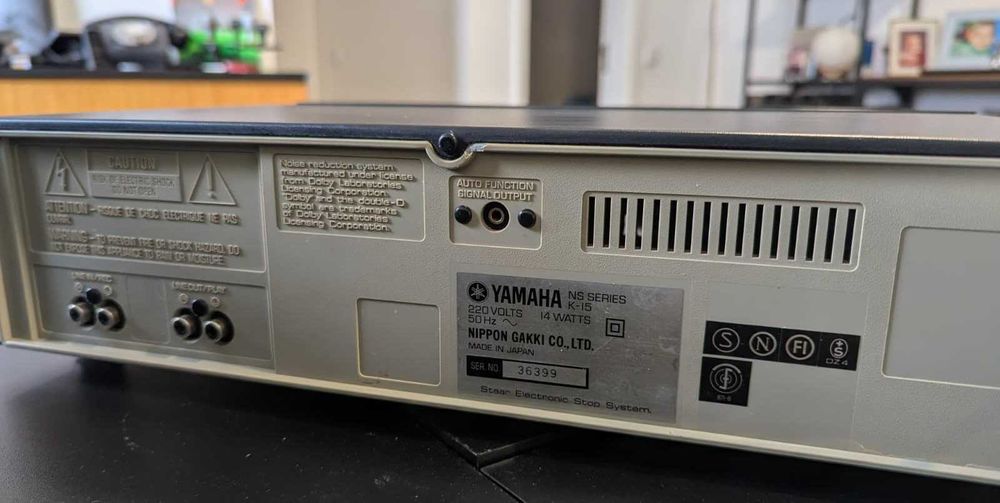 Yamaha K-15 – Deck de Cassetes Hi-Fi