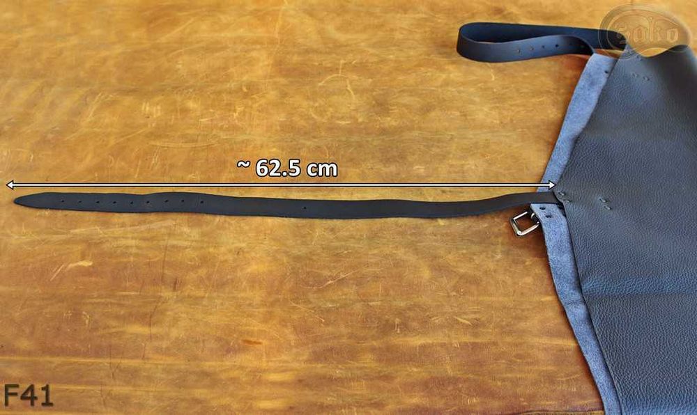 Skórzany fartuch ochronny F41 spawalniczy/kucharski/grillowy/ślusarski