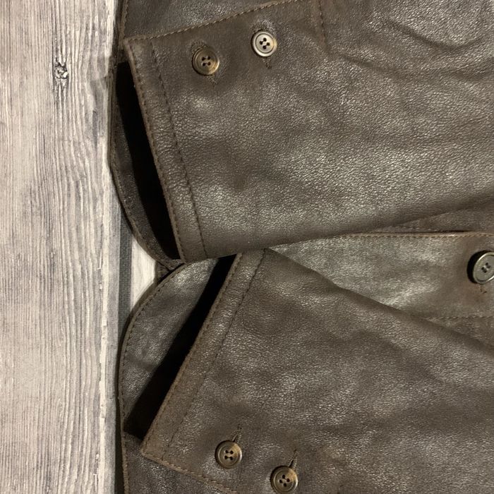 Кожаная куртка Gimo’s Brown Nappa Leather Jacket Gimos Zilli Loro