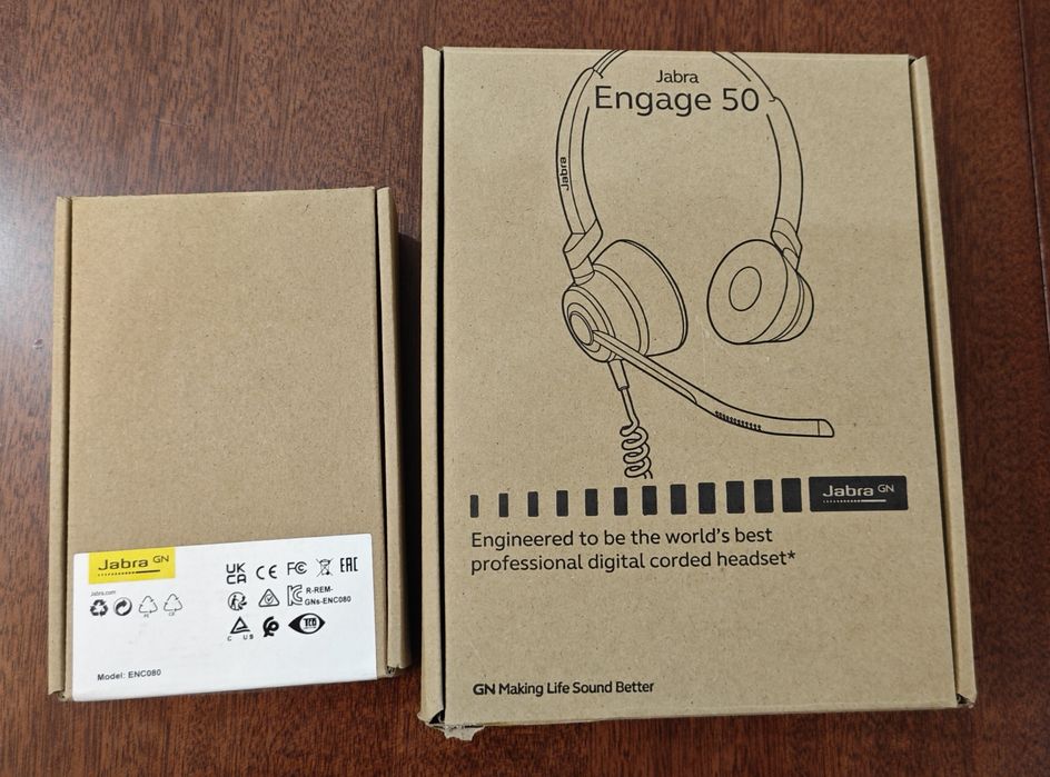 Навушники гарнітура Jabra Engage 50 + контролер Engage Link ENC080