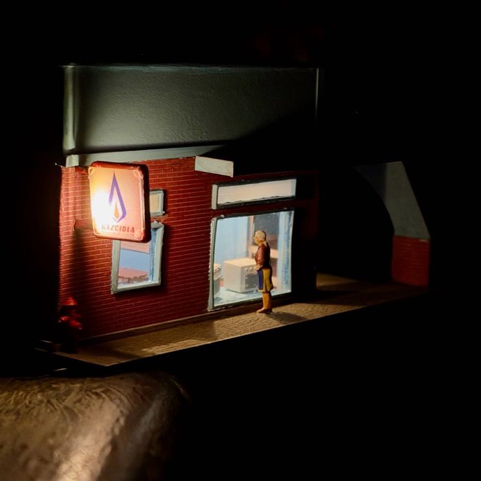 Maquete Modelismo Artesanal - Gazcidla, anos '70