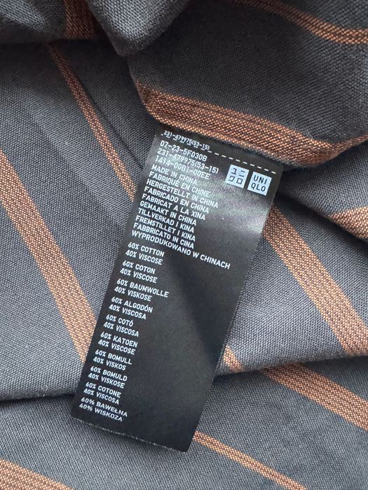 Uniqlo JW Anderson Оксфордська сорочка (у смужку) унісекс, розмір S,M