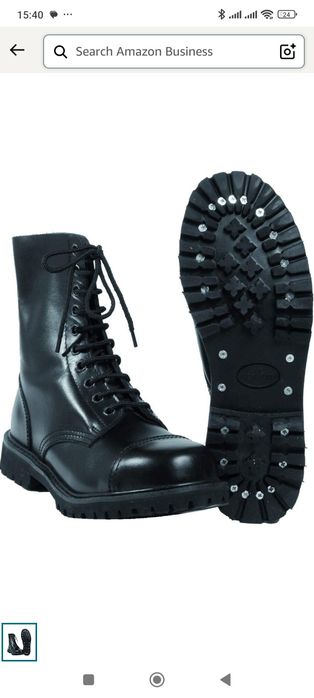 Botas Mil-Tec  Invader cano alto atacadores