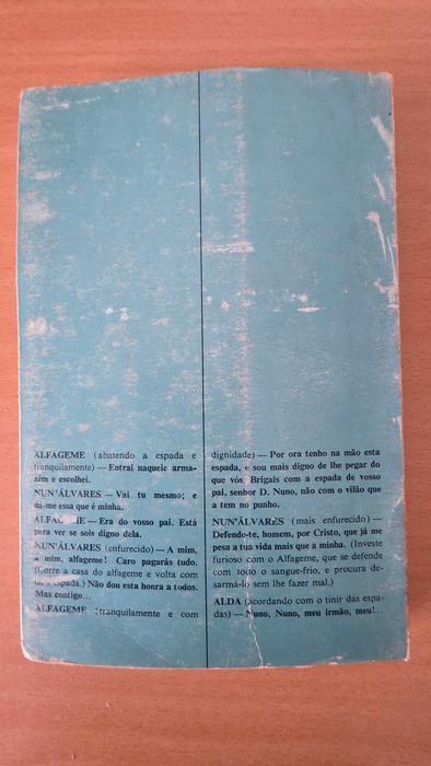 Livro "O Alfageme de Santarém" de Almeida Garrett
