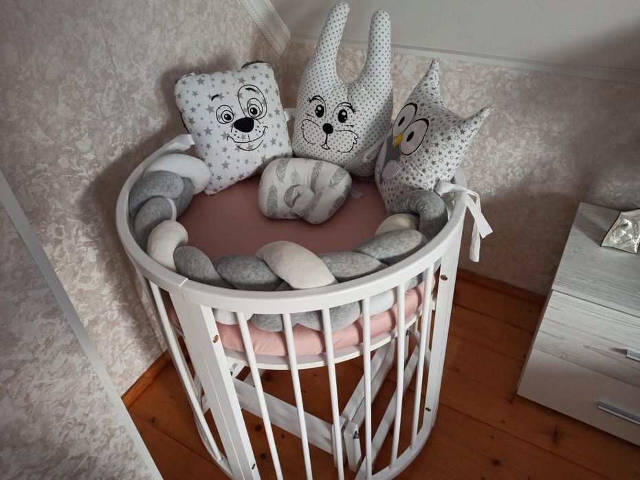 Дитяче ліжечко овальне, трансформер