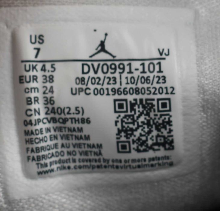 Jak nowe Nike Air Jordan 1 MID "Panda" Czarne Białe DV0991 roz. 38