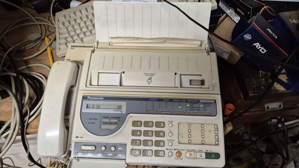 Telefone Fax Gravador chamadas Panasonic KX-F2350PR