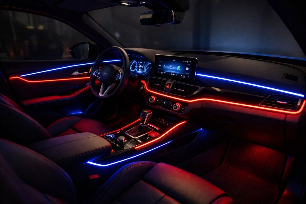 Контурні підсвітки салону ,Хімчисти,Полірування BMW,Audi,Mercedes-benz