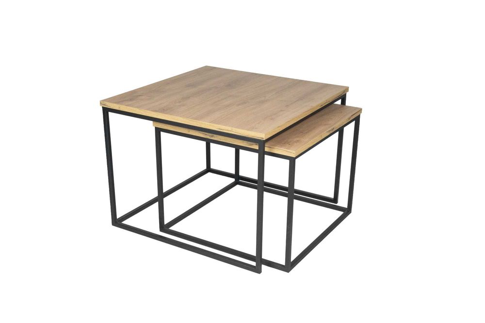 Stolik kawowy 2W1 kwadratowy Quatro Duo