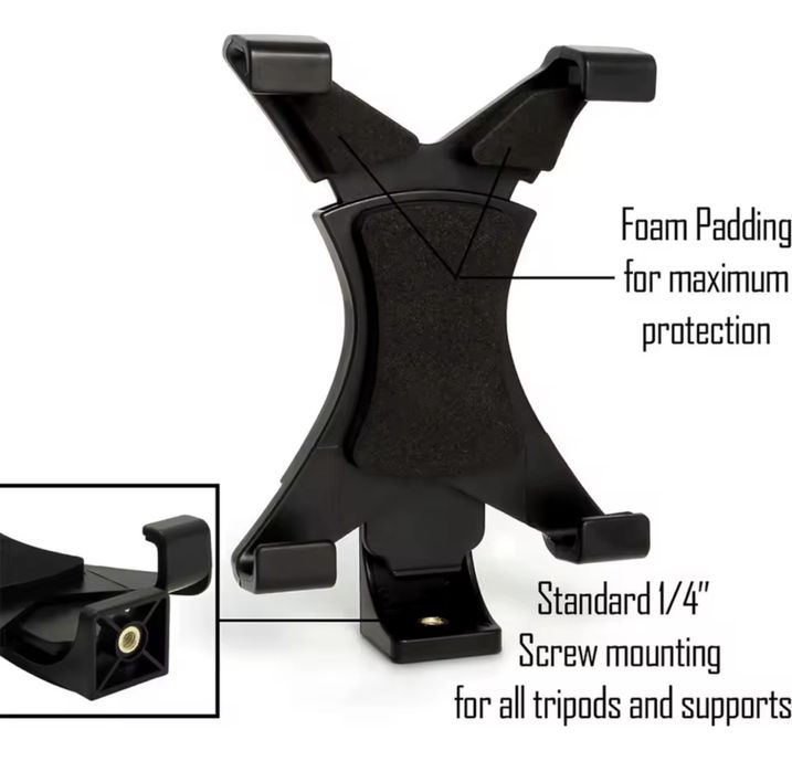 Suporte para tablet para tripé
