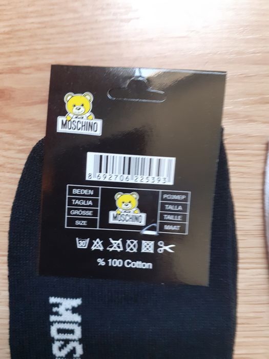 Skarpety Moschino 3 pack rozmiar 36-40