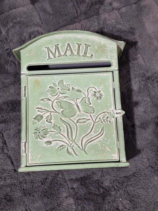 Skrzynka na listy w stylu vintage, zewnętrzna, skrzynka pocztowa, nowa