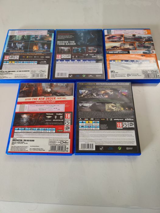 Jogos nintendo switch selados e jogos ps4