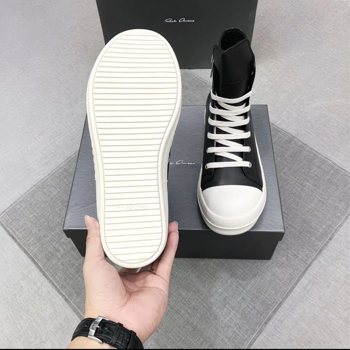 Rick Owens Ramones High. Кожаные рик овенс рамоны