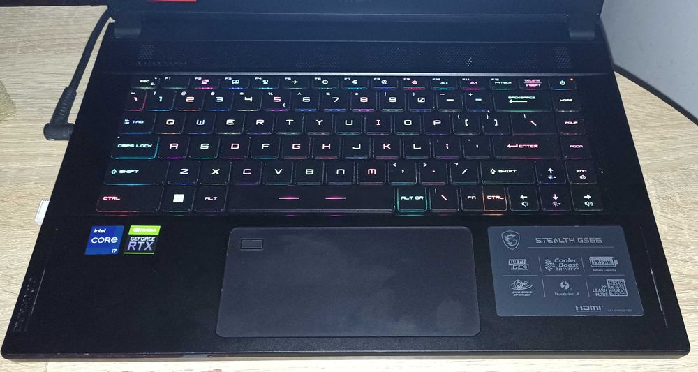 Игровой MSI Stealth GS66 12UE 15,6" i7-12700H RTX 3060 16/512 ГБ