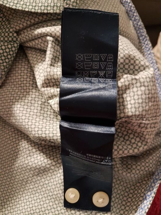 Koszula jak nowa Tommy Hilfiger biało zielona, r. S