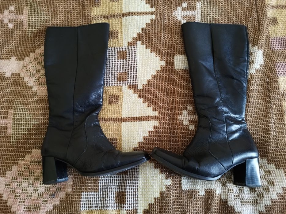 Botas senhora em pele
