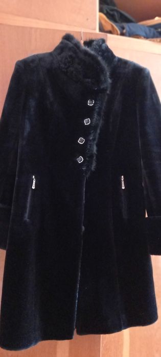 Женская шуба из эко меха