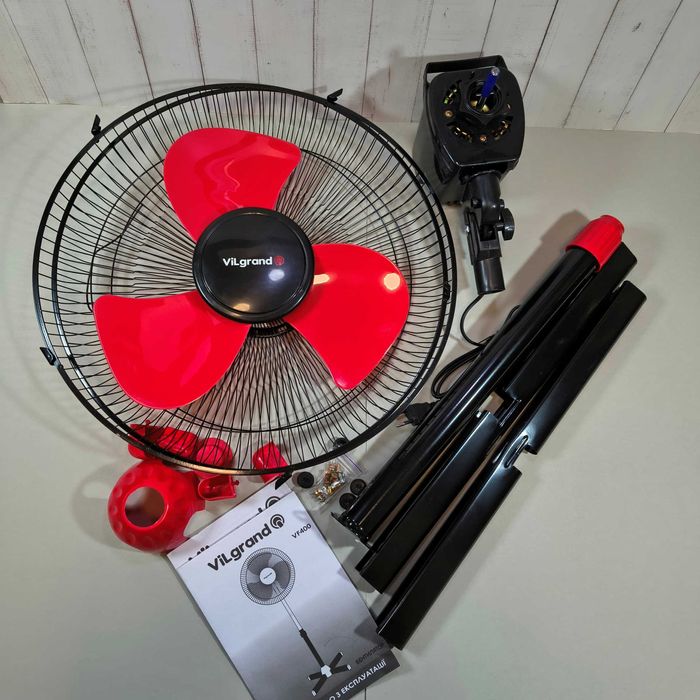 Підлоговий вентилятор з обдуванням площі 3 швидкості тихий