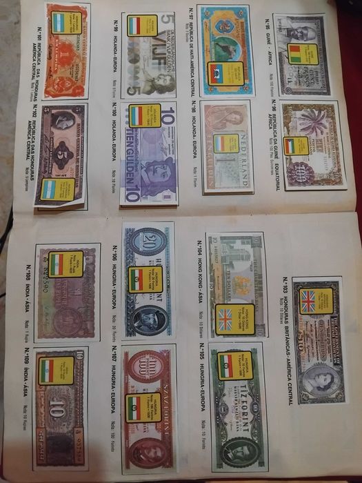 Coleção de cromos Notas do Mundo