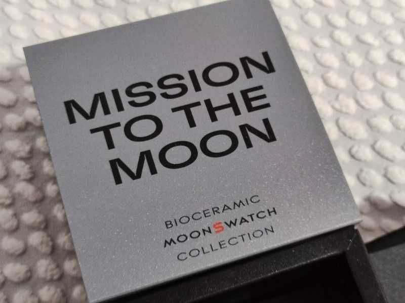 Nowy zegarek Omega Mission to the Moon Black (oryginał)
