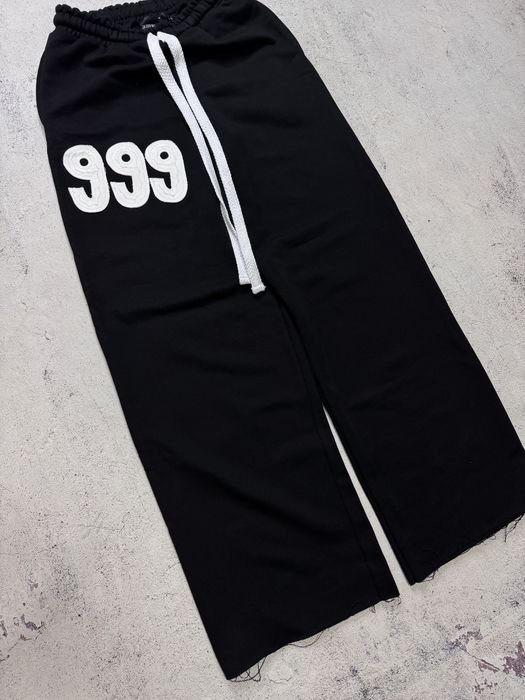 Штани 999yessirskiii Black Чорні есирский "999" Black Sweatpants