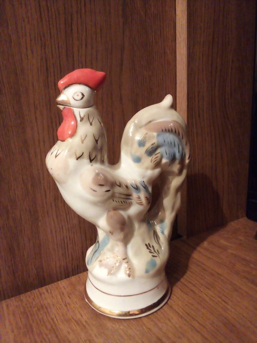 Статуэтка - штоф фарфоровая Петух времен СССР