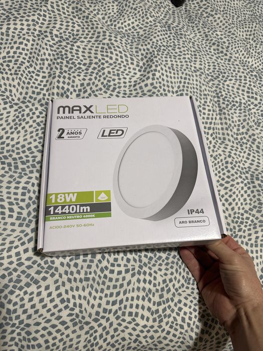 Painel saliente Redondo LED