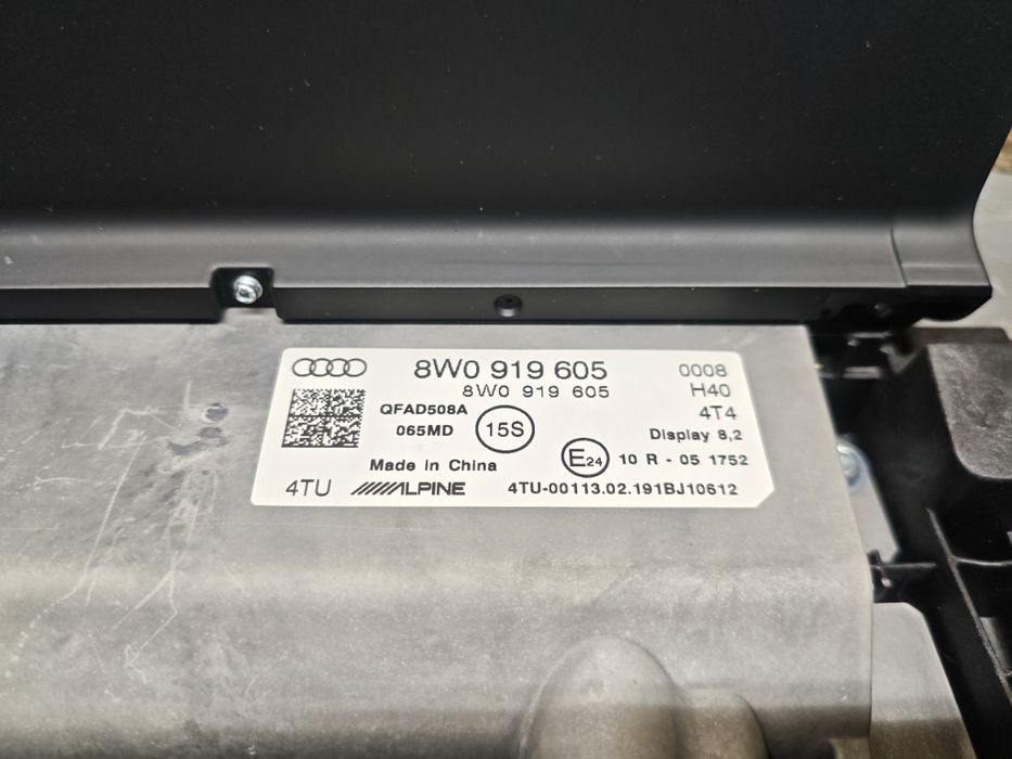 Приборка Led, щиток приборов, монитор Audi A4, A5, Q5 USA