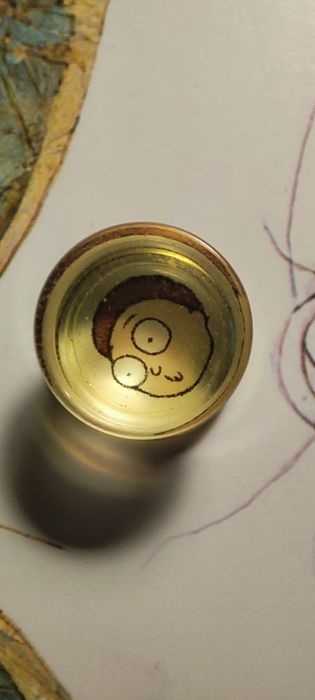 Kolczyk tunel plug Morty 10mm