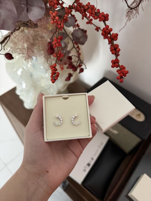 сережки swarovski нові