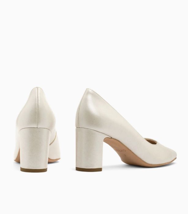 Buty do ślubu, ślubne Ryłko, perłowe 40