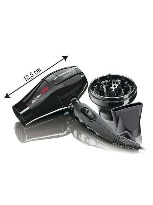 Фен Babyliss маленькій дорожній + 2 насадки