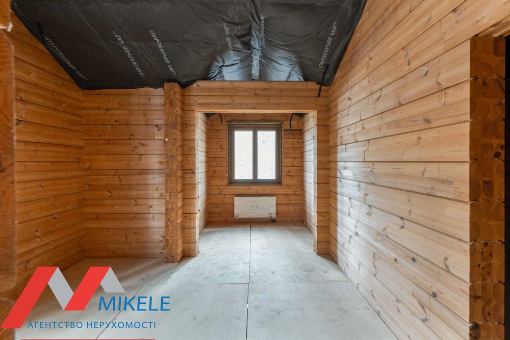 Без% Котедж з брусу Хонка 510 м2, ділянка 63 сот., смт. Глеваха