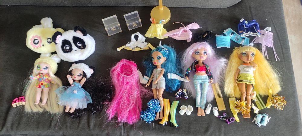 Lalki Rainbow High + akcesoria + Nanana Suprise