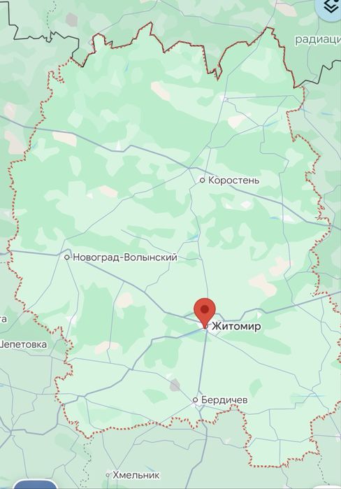 Продам 58,1253 на, Житомирская область, Вишів