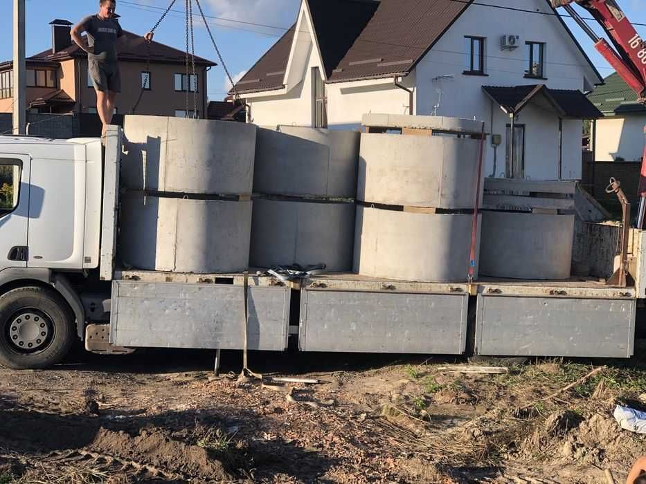 БЕТОННІ круги кільця септики із дренажем ливнівки каналізація