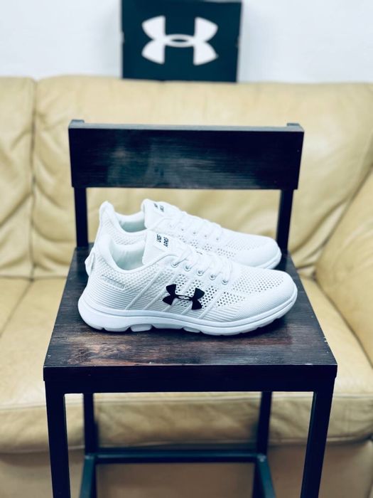 Кроссовки Under Armour мужские Летние белые кросовки сеточка Новинка ...