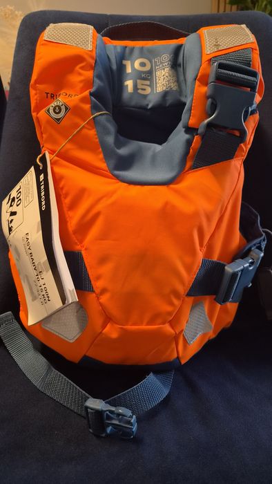 Kamizelka asekuracyjna do pływania Easy Baby Orange Blue