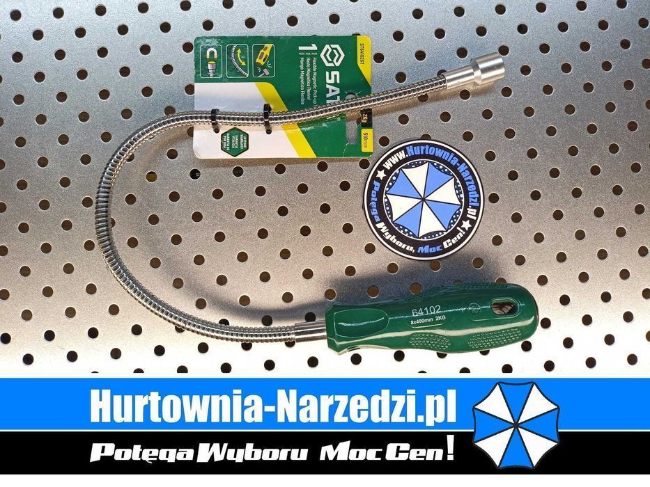 Chwytak magnetyczny elastyczny 510 mm / 2 kg Sata ST64102ST