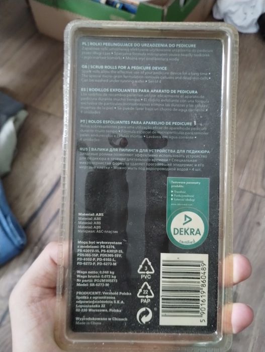 Rolki Peelengujące 6 szt.