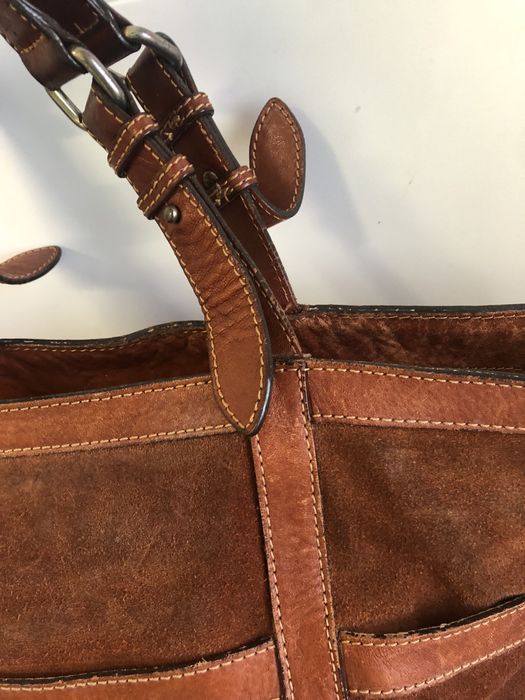 Mala em pele Massimo Dutti