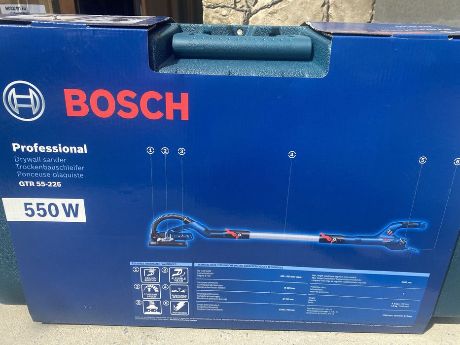 Шліфувальна машина Bosch GTR 55-225 Professional