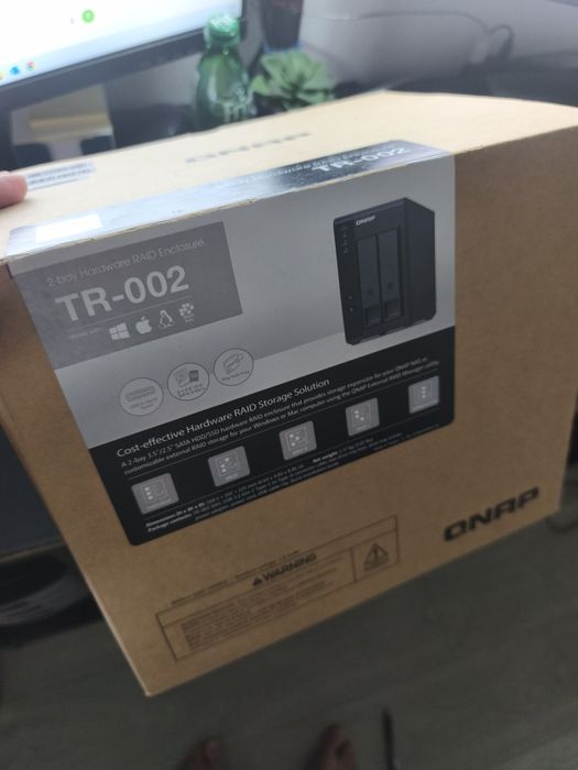 QNAP TR-002 – Módulo de Expansão RAID USB 3.1 Gen 2 com 2 Discos | Novo