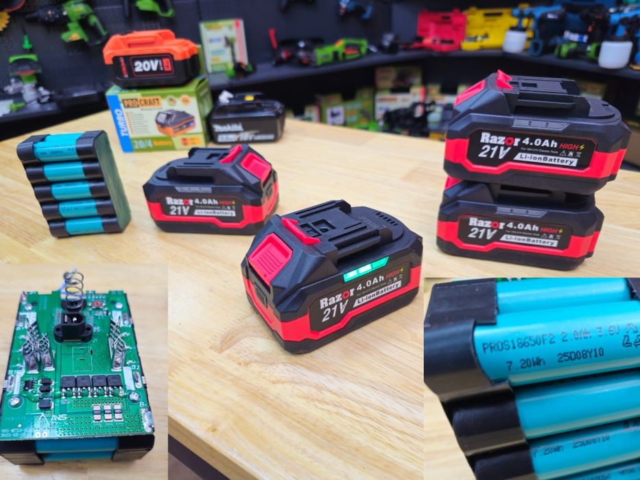 Аккумулятор Razor HIGH 4.0Ah макитовськая посадка ( procraft) 07.2025г