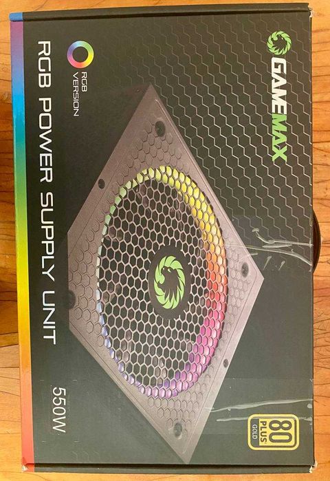 Ігровий Блок живлення GameMax RGB550 550W