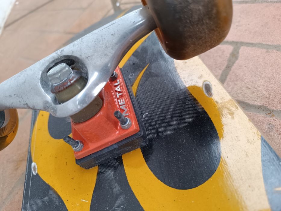 Skate usado como se vê nas fotos
