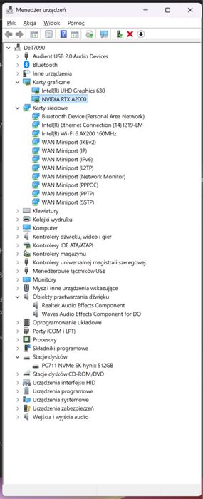 Komputer DELL OptiPlex 7090 SSF i7 Nvidia RTX A2000 16gb RAM 500gb SSD